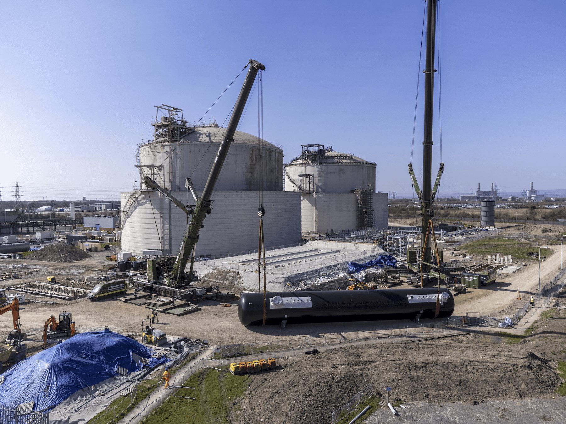 Photo of a King Lifting lift from a drone